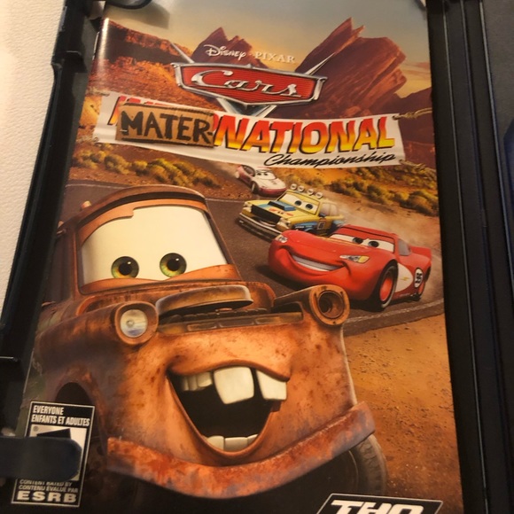 Cars Mater National Championship Playstation 2 PS2 w/Manual Tested - Picture 3 of 5
